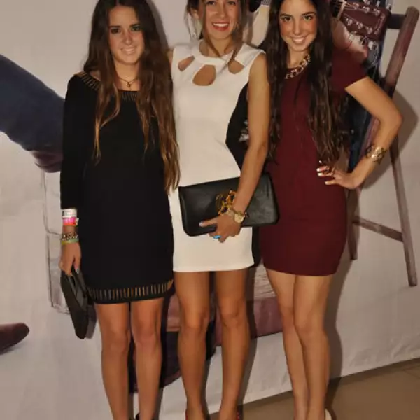Lorenza Padilla, Nicole Antonio y Sofía Bortoni
