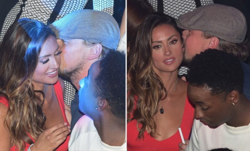 Katie y Leonardo fueron captados en una fiesta en Cannes durante el famoso festival de cine.