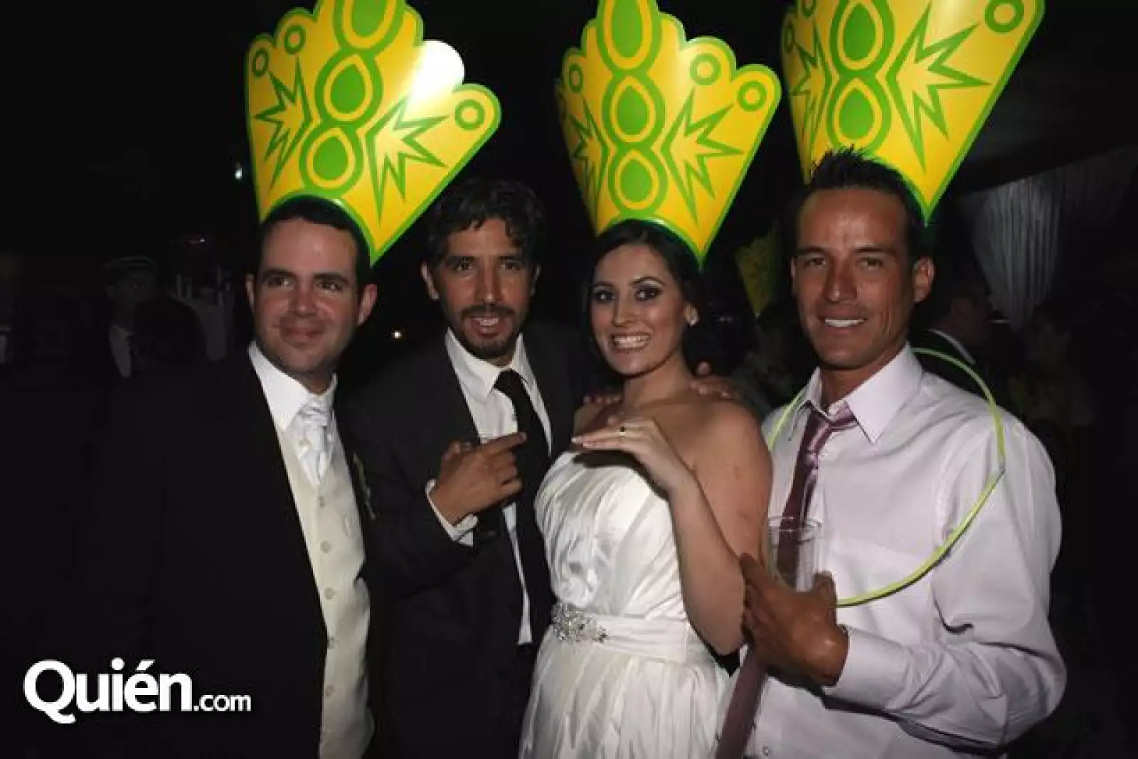 Alan Ávila,Mario Mercado,Marcela Zapata y Javier Ortuño