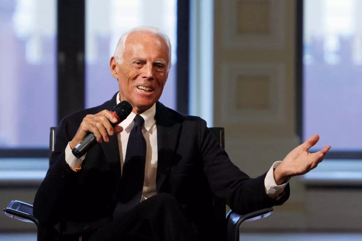 testamento giorgio armani