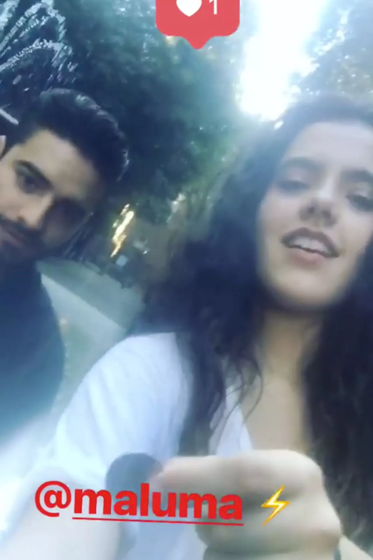 Camila Fernández y Maluma 