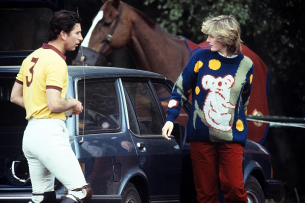 Polo match, Windsor, Britain - 1982