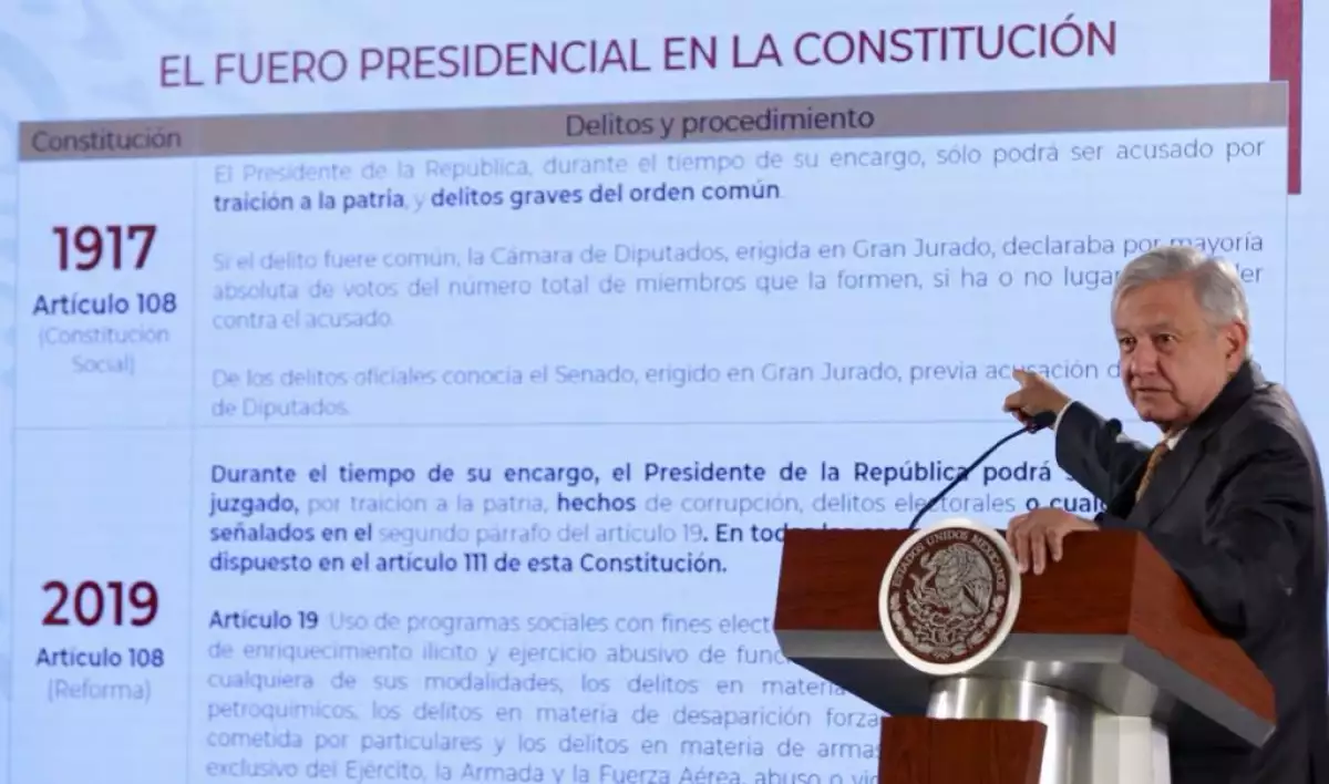 AMLO fuero