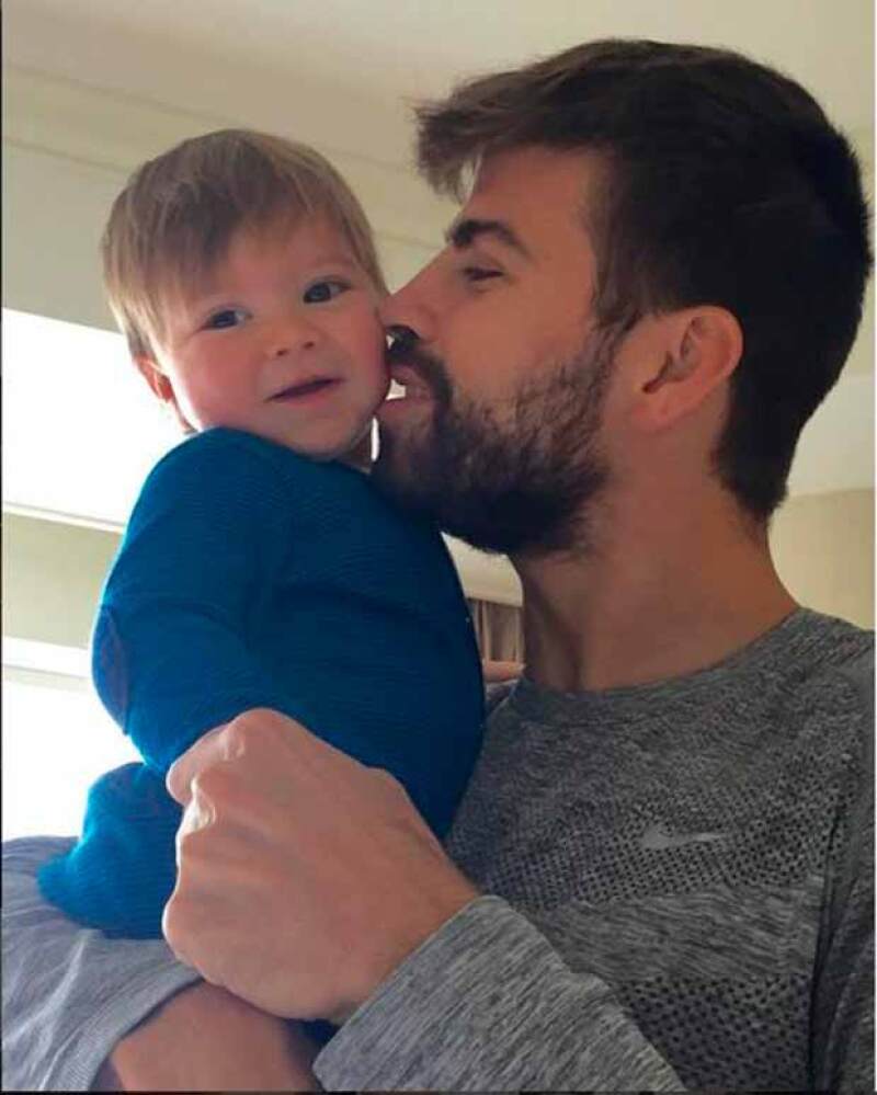 Sasha es más parecido a papá, Gerad Piqué, y Milan a su mamá.
