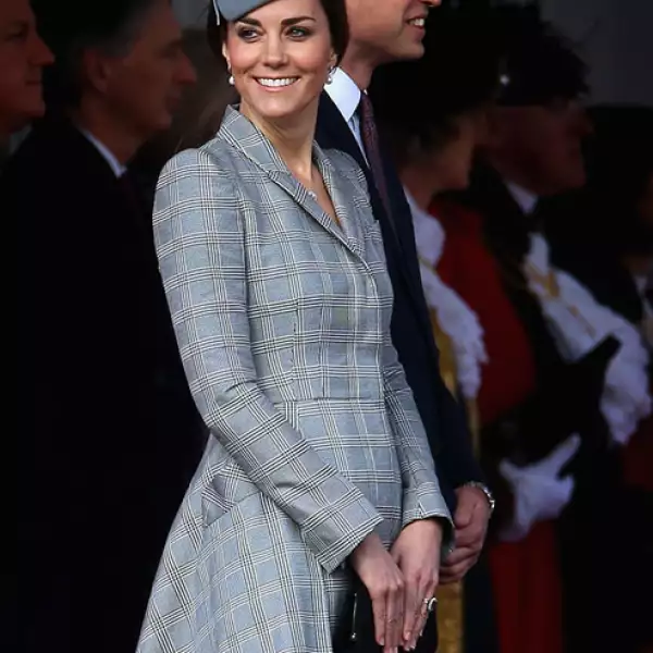 Poco tiempo después Kate Middleton hizo esta aparición pública a poco de anunciarse que estaba embarazada por segunda ocasión.