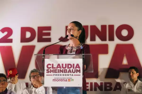 Claudia Sheinbaum en la BJ