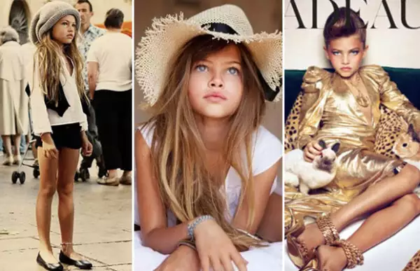 Así lucía la ahora adolescente a sus 10 años.