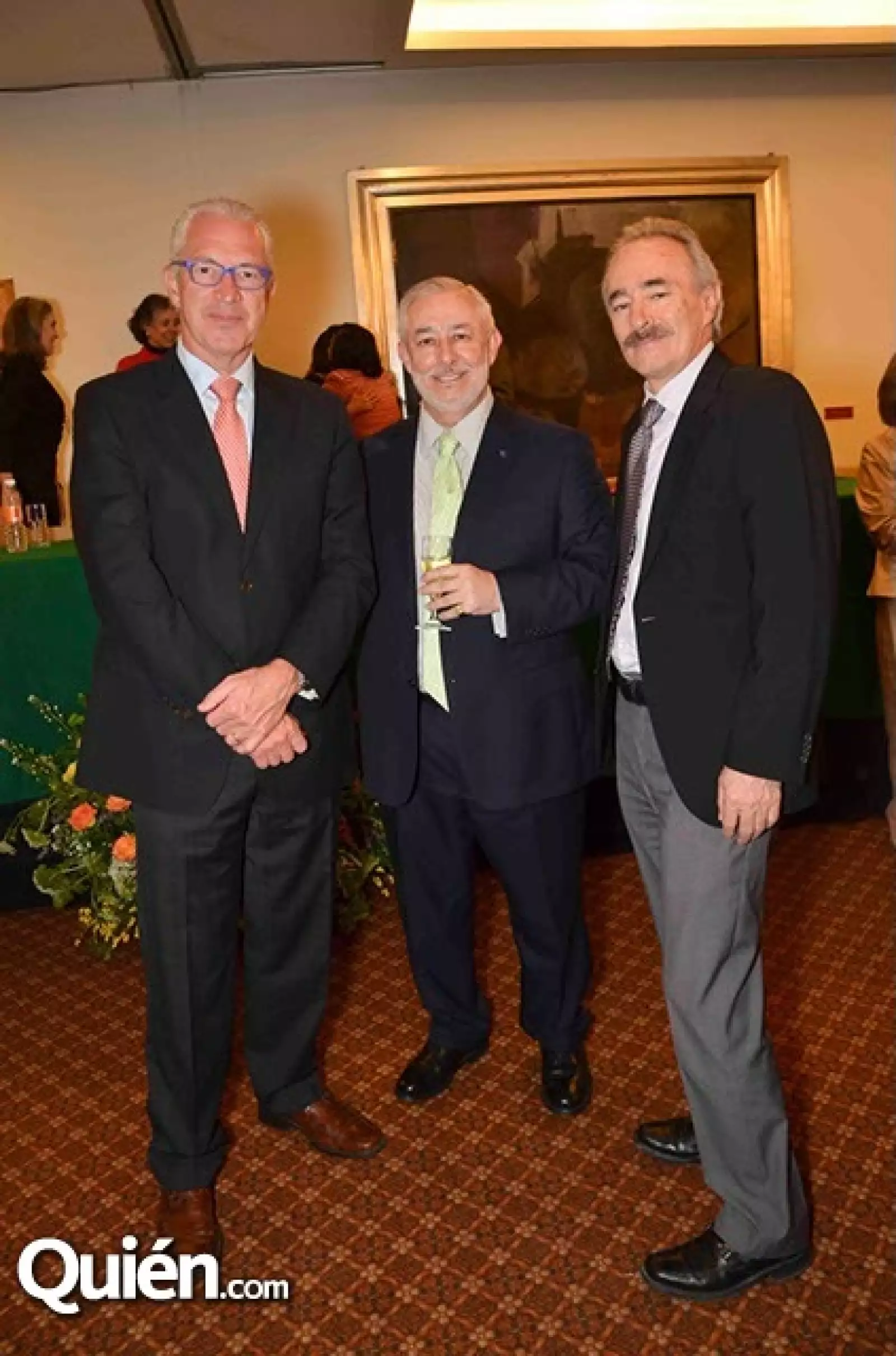 Guillermo Estévez, Miguel Soberón y Xavier Soberón.