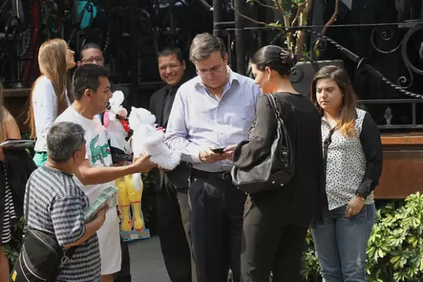 Marcelo, Rosalinda y Anne comieron en Polanco.