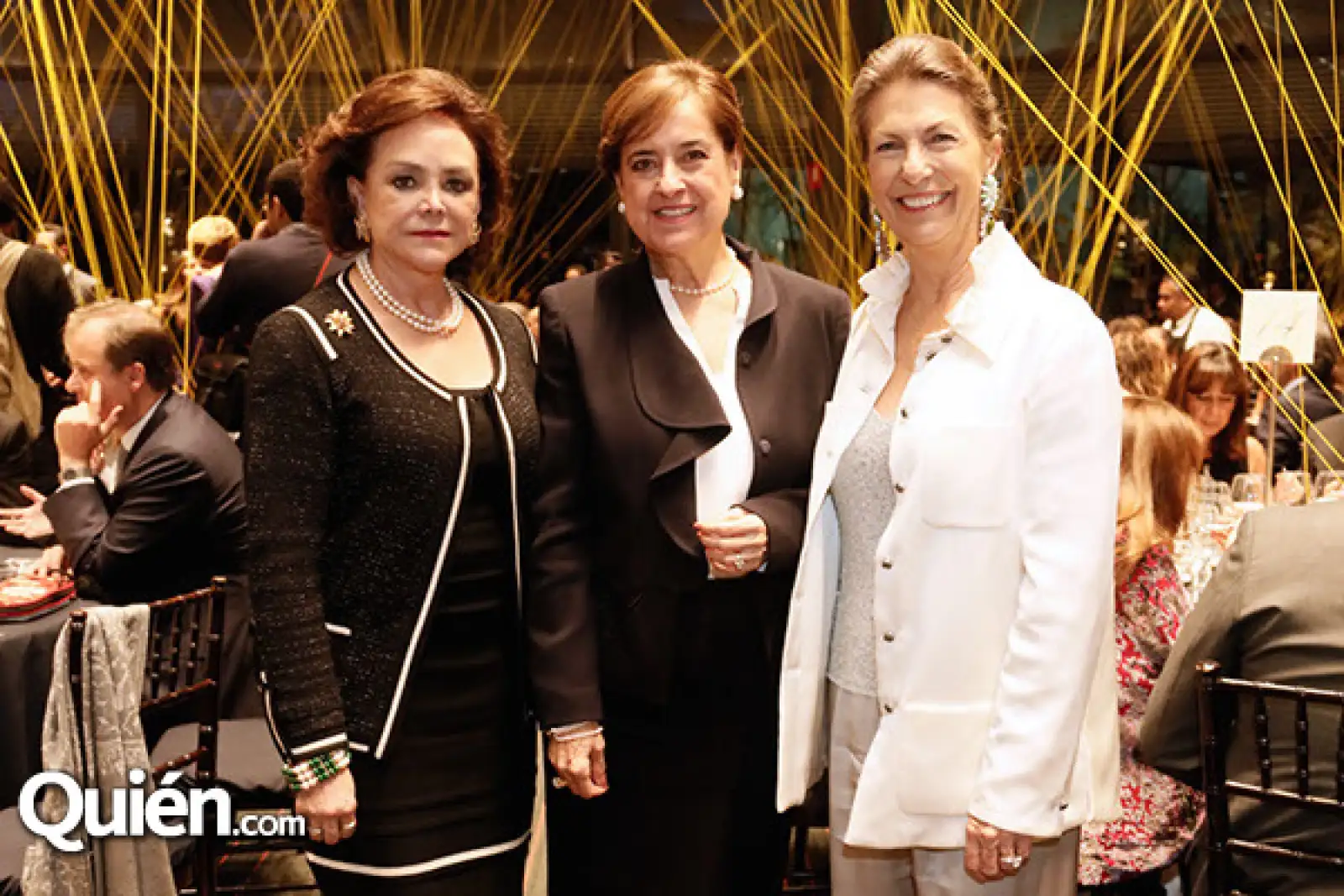 Adriana Salinas, Cecilia Occelli y Marie Thérèse Arango