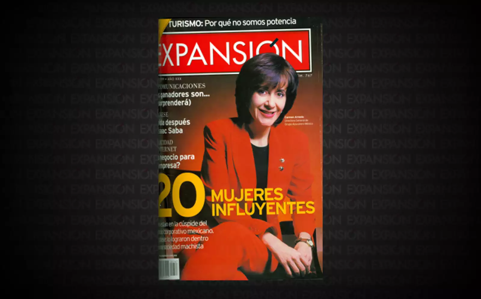 El antecedente ‘Las 50’ fue ‘20 mujeres influyentes’. No se trataba de un ranking -ni pretendía serlo-, sino de una muestra representativa de ejecutivas en ascenso. La directora general de Grupo Azucarero México, Carmen Arreola, formaba parte de la lista.