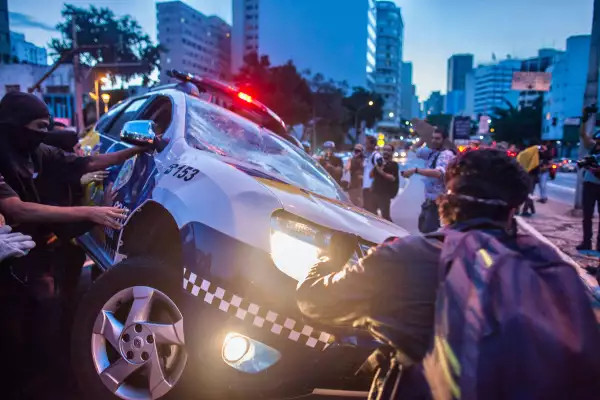 Represión de las protestas