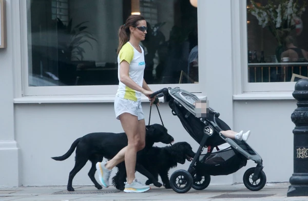 Pippa Middleton y su bebé Arthur
