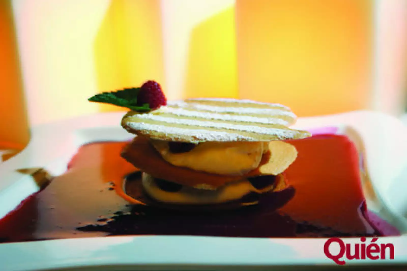 Platillo, Criujente de frambuesa