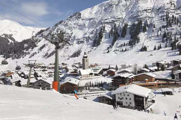 General Views Of Lech Where Members Of Dutch Royal Family Are On Holiday