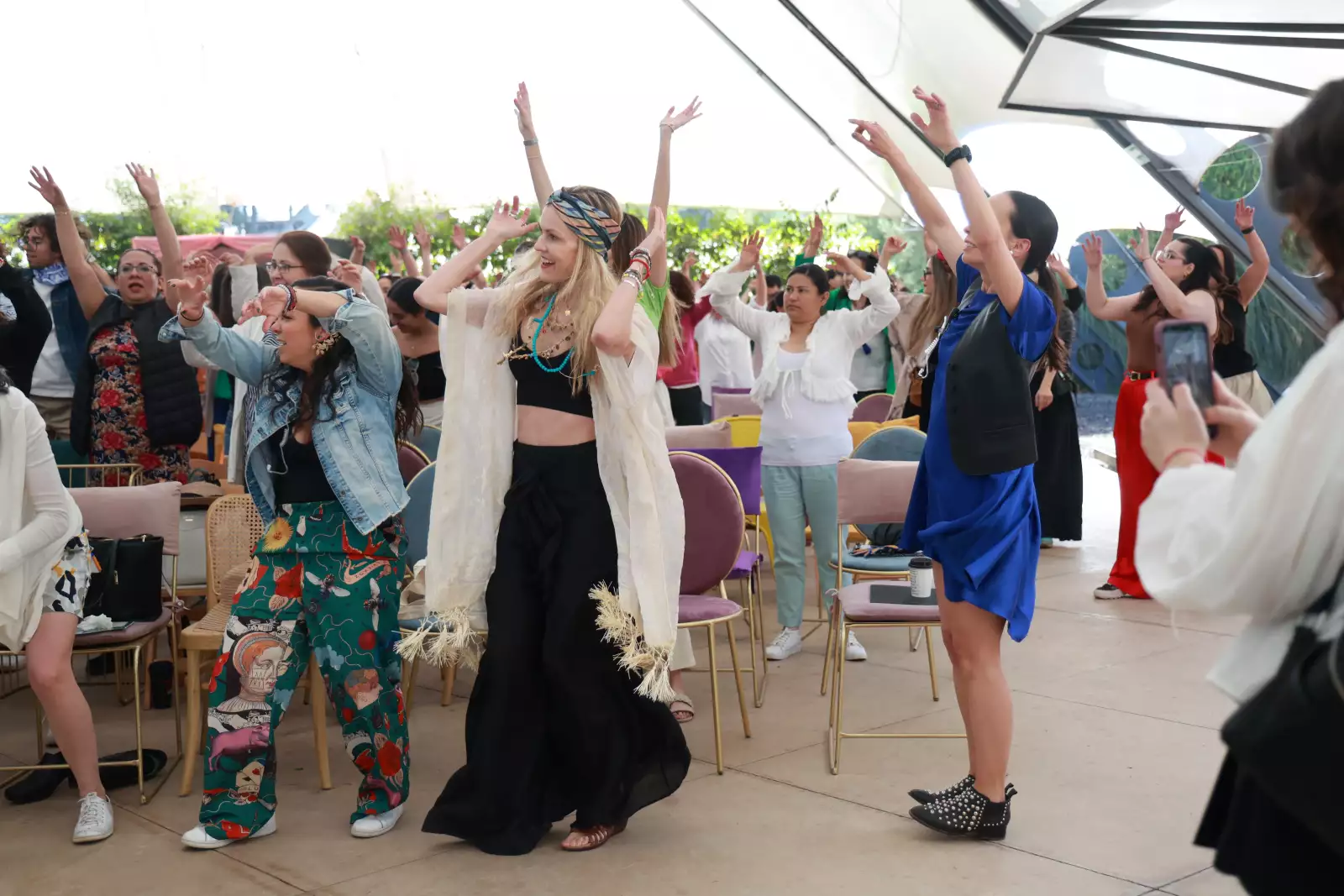 Ana Pérez Cristo , Ana Victoria García Álvarez y Úrsula Quij