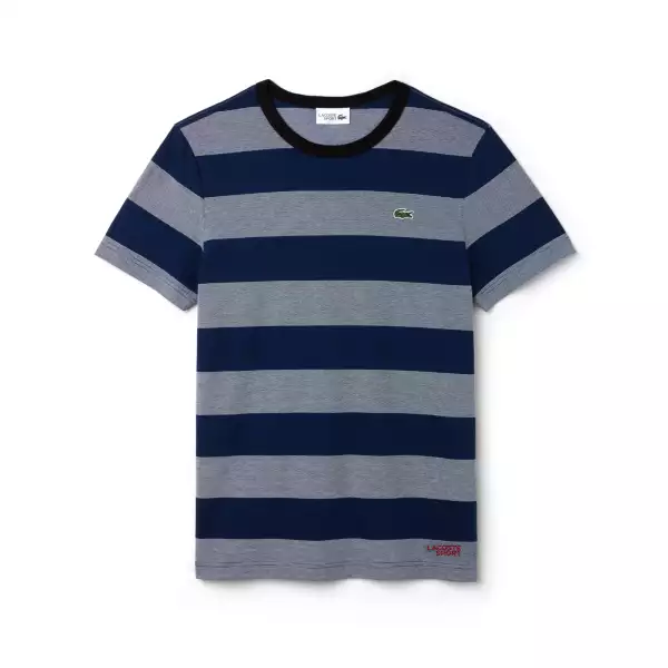 T-shirt con print de rayas