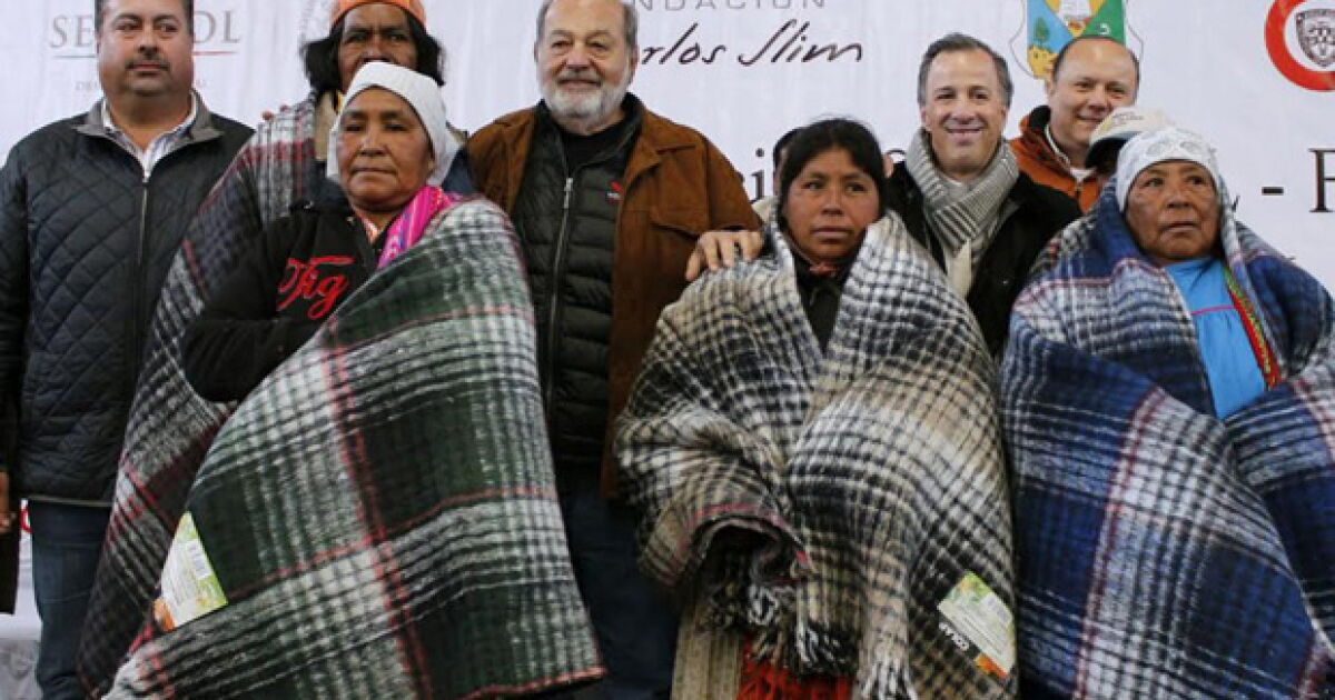 Carlos Slim, con su fundación, apoya a familias de Sierra Tarahumara