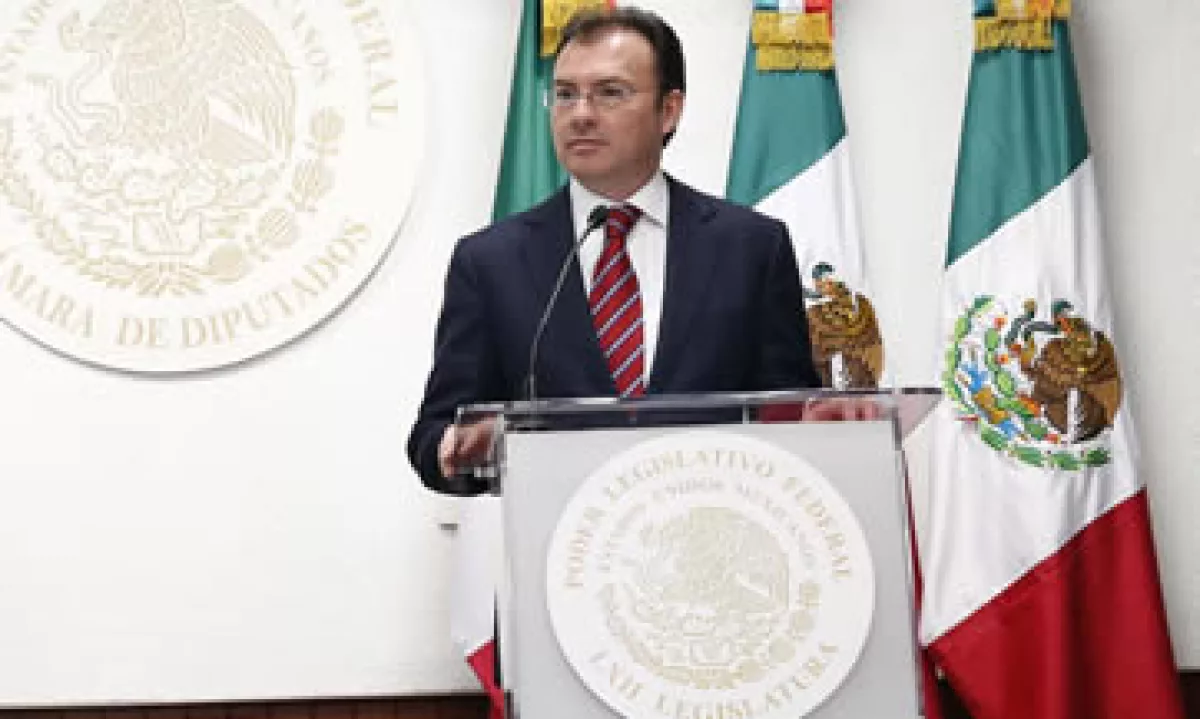 Videgaray aseguró que la clase media también tendrá beneficios importantes. (Foto: Notimex)