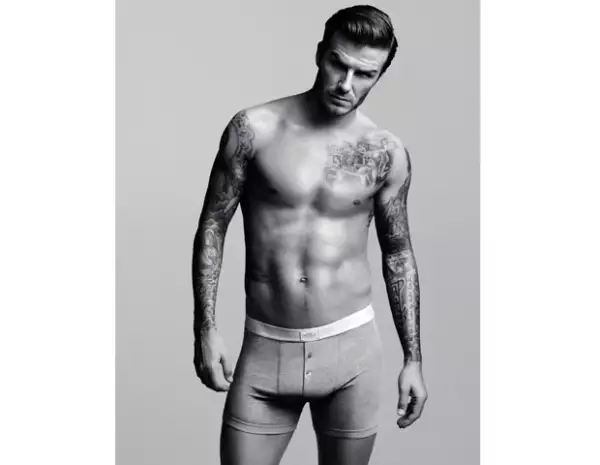 David Beckham resultó ser un excelente modelo.