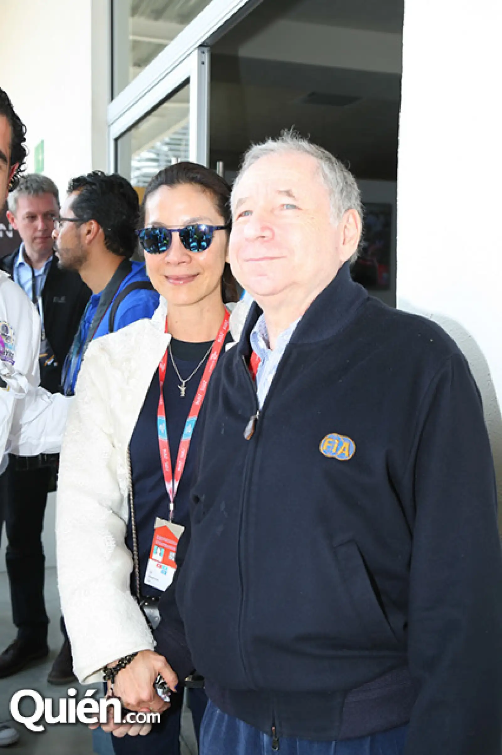 Michelle Yeoh y Jean Todt