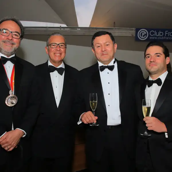 Jorge Ruiz , Pepe Larroque, Enrique Portillo y Miguel Crespo 