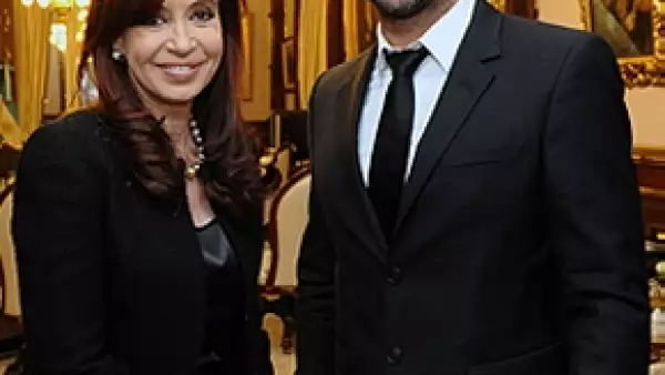 El cantante boricua sostuvo una breve reunión con la mandataria de Argentina, para tratar diversos temas como el de la infancia.