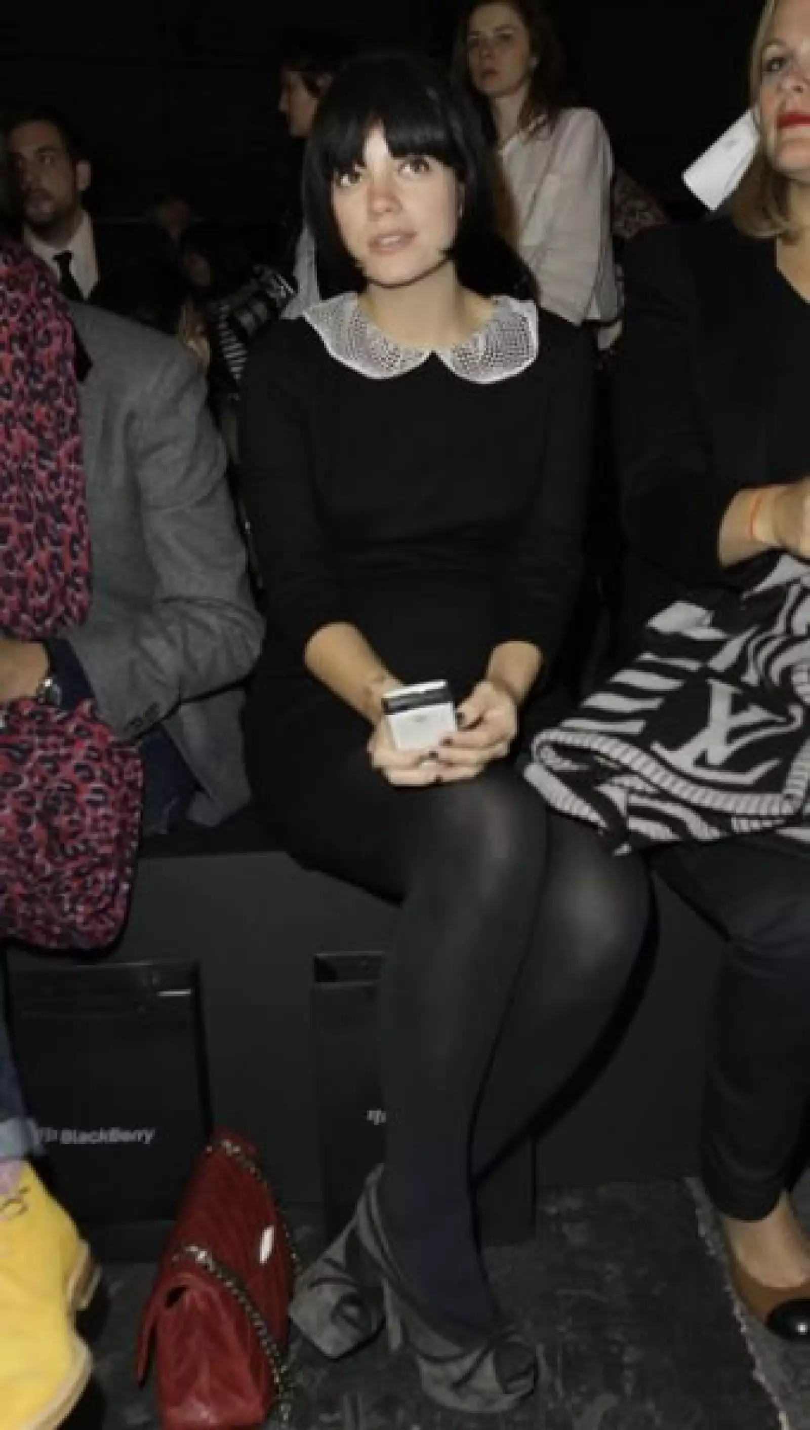 Lily Allen la acompañó en el desfile de House of Holland.