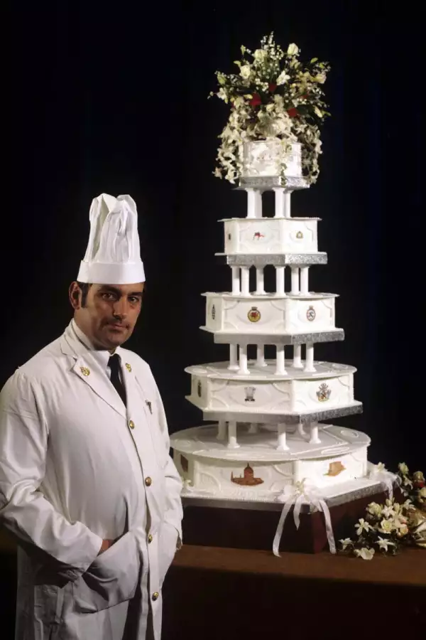 Pastel de bodas de Diana de Gales y el príncipe Carlos