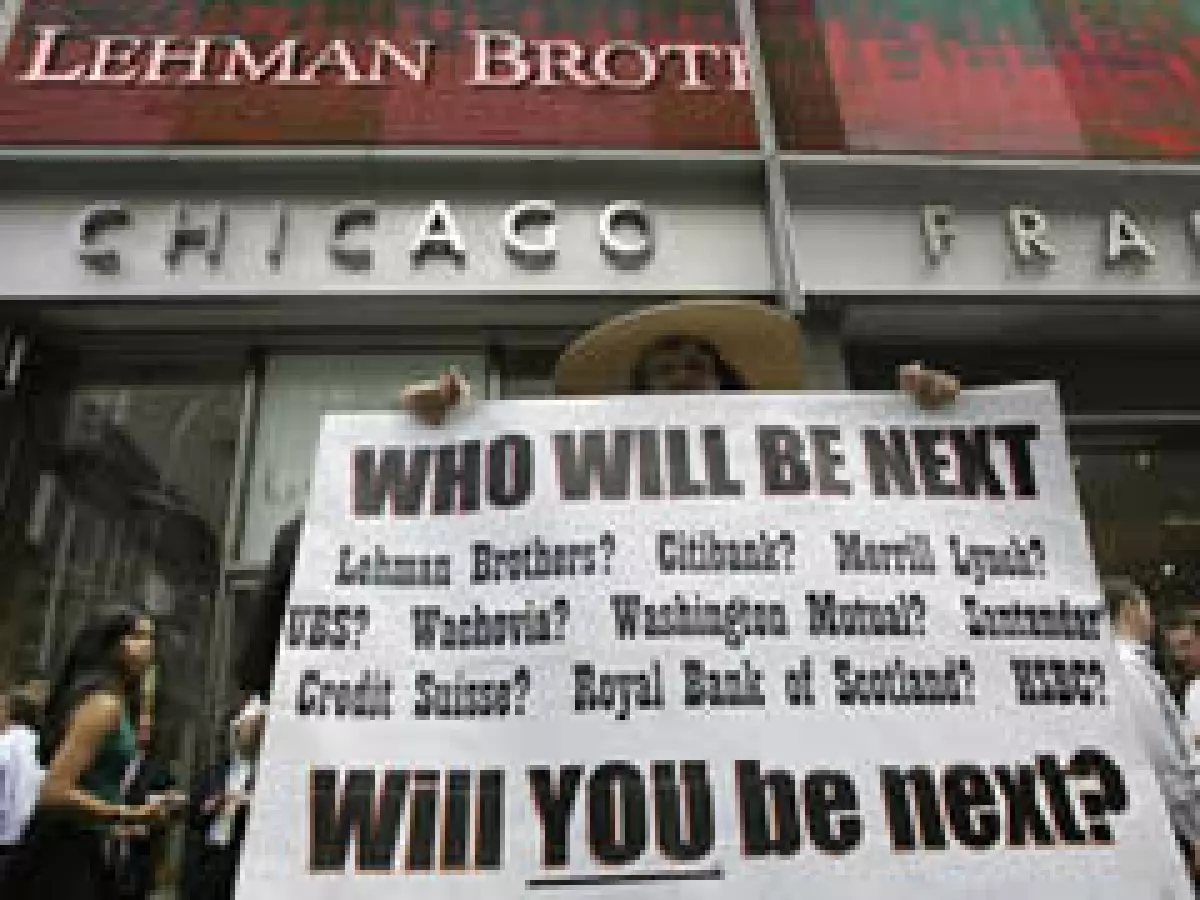 La caída de Lehman desató el efecto dominó en el sector bancario. (Foto: Archivo)