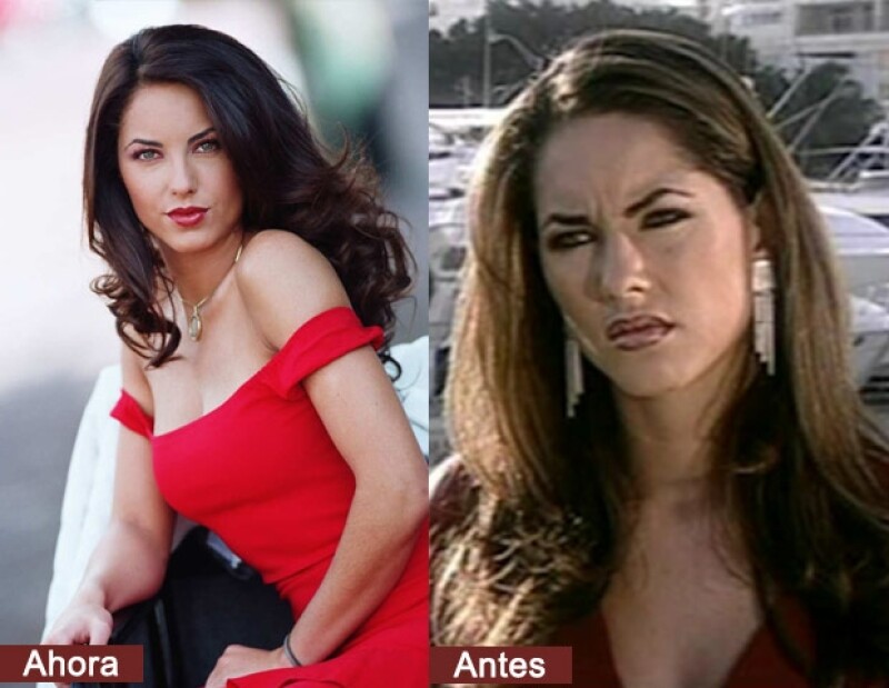 Bárbara Mori se ve más sexy con pelo negro.