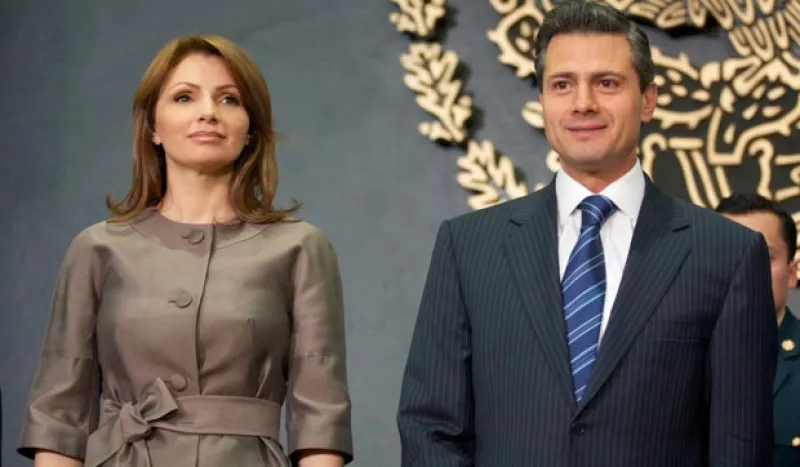 Angelica Rivera y Enrique Peña Nieto