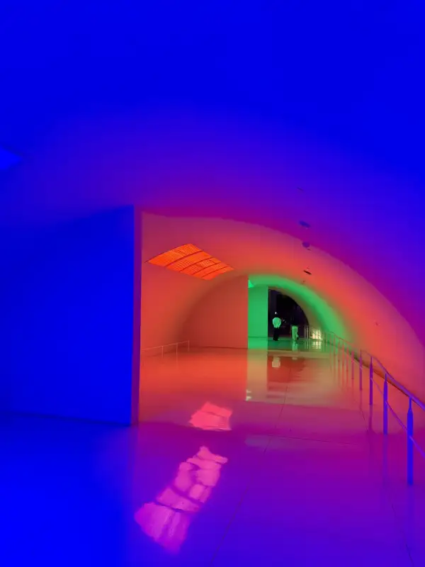 Túnel de Carlos Cruz-Diez: el color convertido en espacio