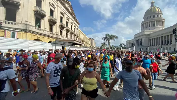 Manifestaciones en Cuba