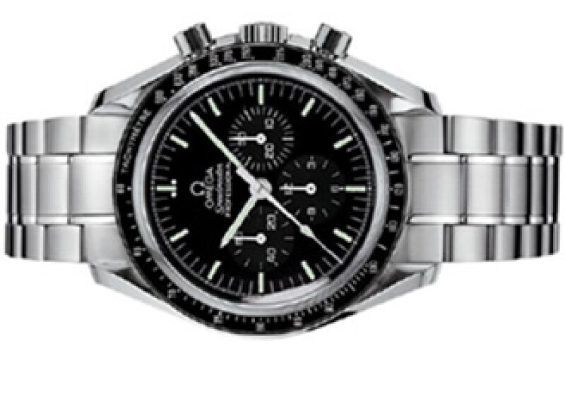 El reloj era todo de acero, carátula negra y un cristal diseñado por Omega. (Foto: Cortesía Omega)