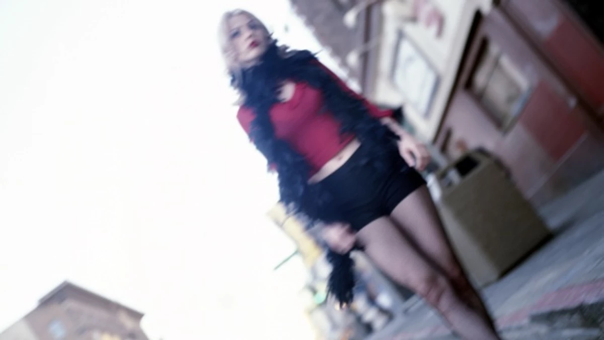 blonde woman