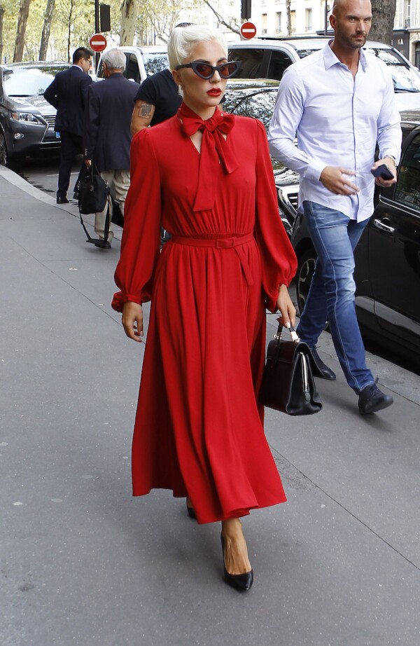 Lady Gaga out and about, Paris, France - 27 Aug 2018