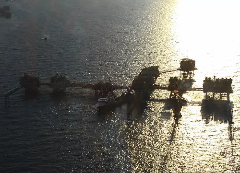 Pemex plataforma Golfo de M�xico