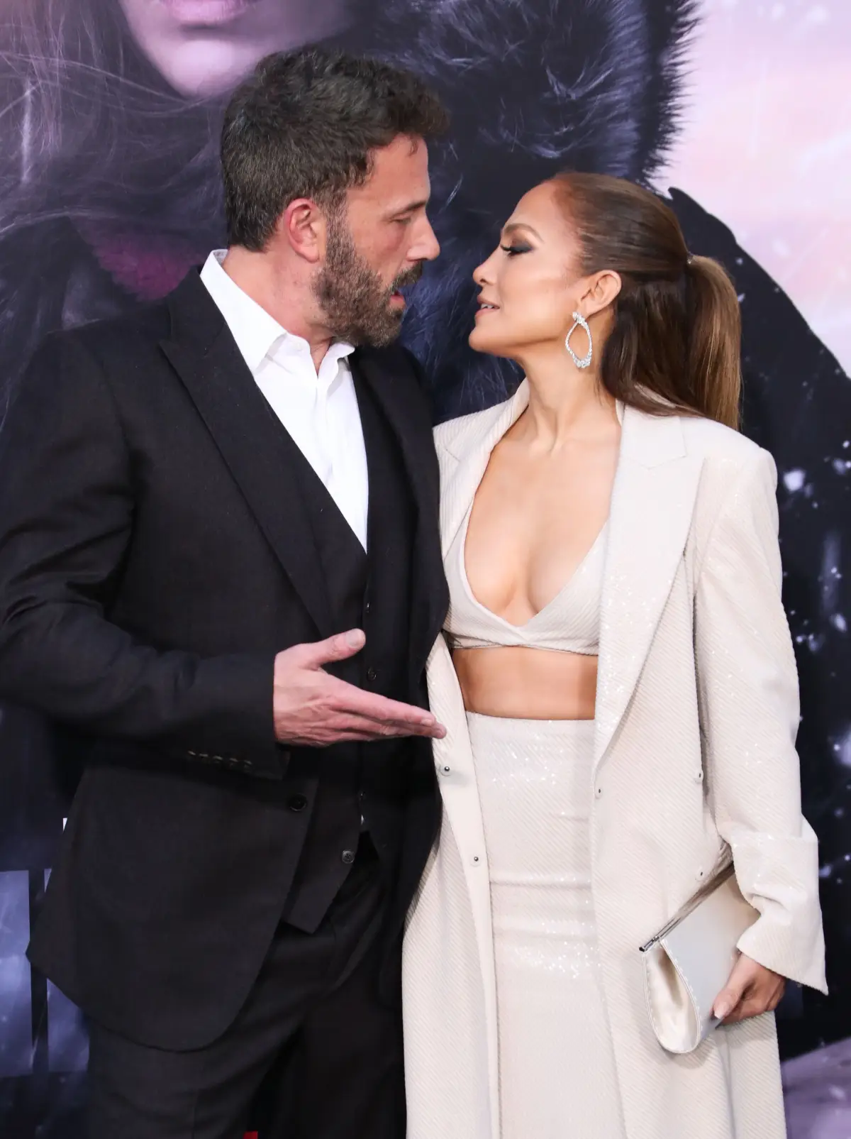 Ben Affleck y Jennifer Lopez en la première de 'The Mother'