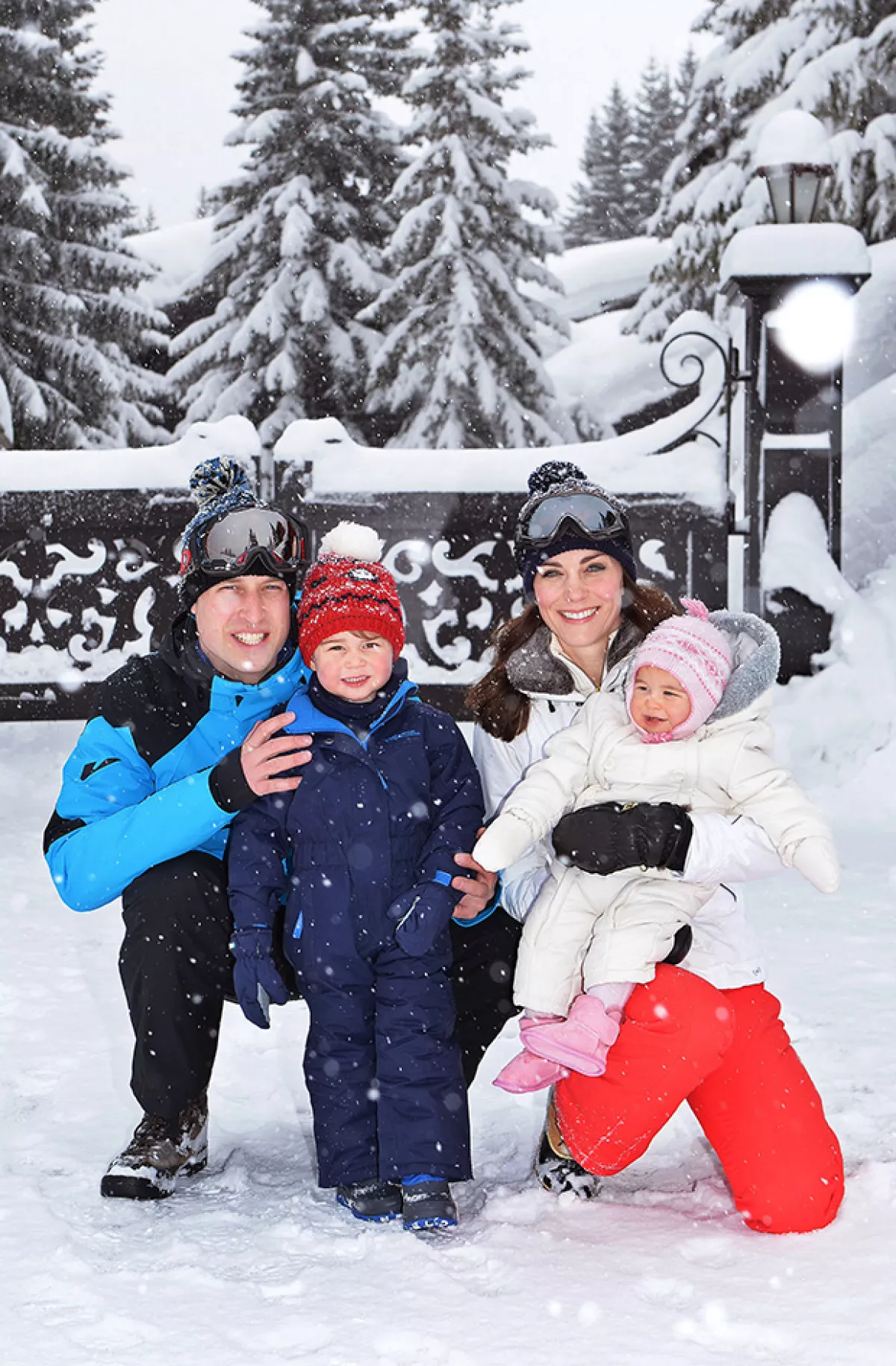Estas son las primeras vacaciones que hace los cuatro, pues antes habían viajado con la familia de Kate Middleton.