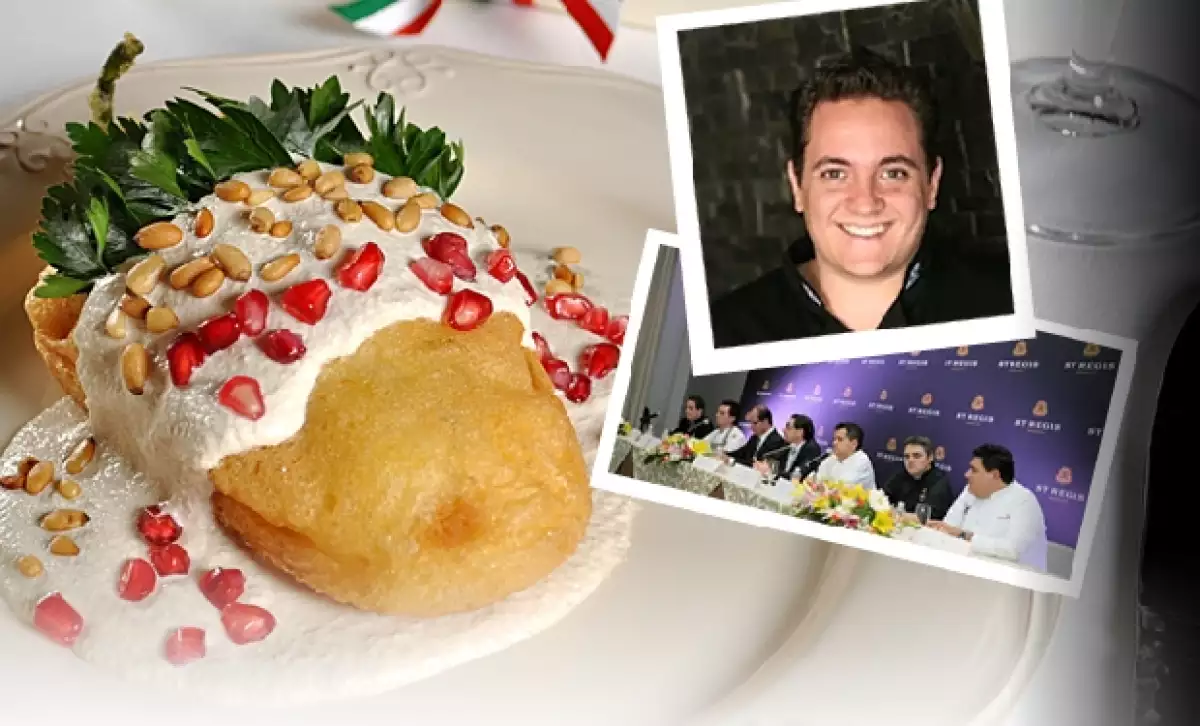 Daniel Ovadía, Jorge Vallejo, Mikel Alonso, Enrique Farjeat y Edgar Núñez nos presentan sus versiones de los tradicionales Chiles en Nogada.