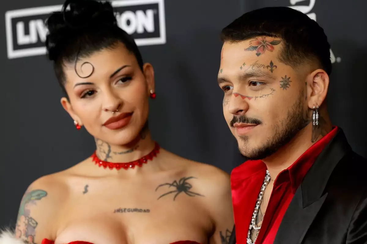 Cazzu y Christian Nodal en 2022