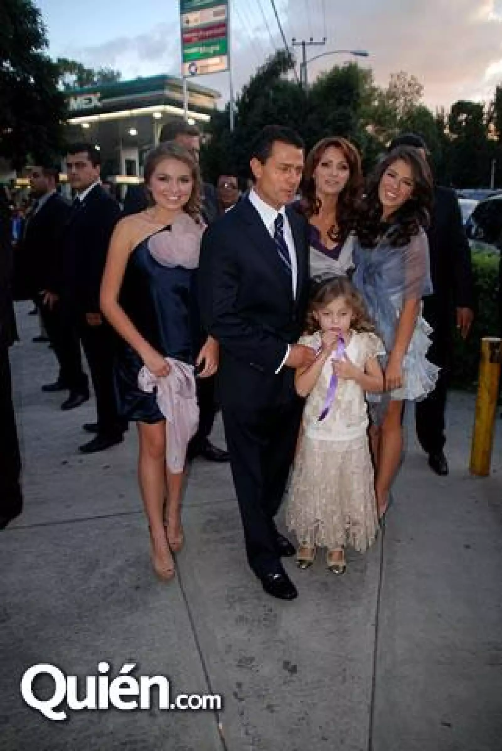 Sofía Castro,Regina Castro,Enrique Peña Nieto,Angélica Rivera,Paulina Peña