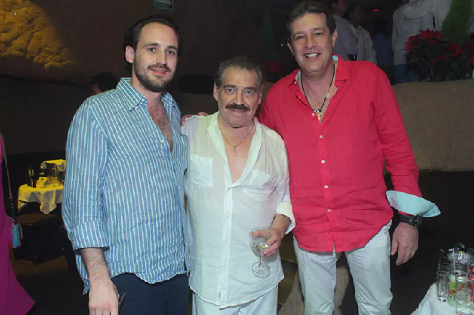 Gonzalo Brockmann,Ricardo Peralta y Beto Checa