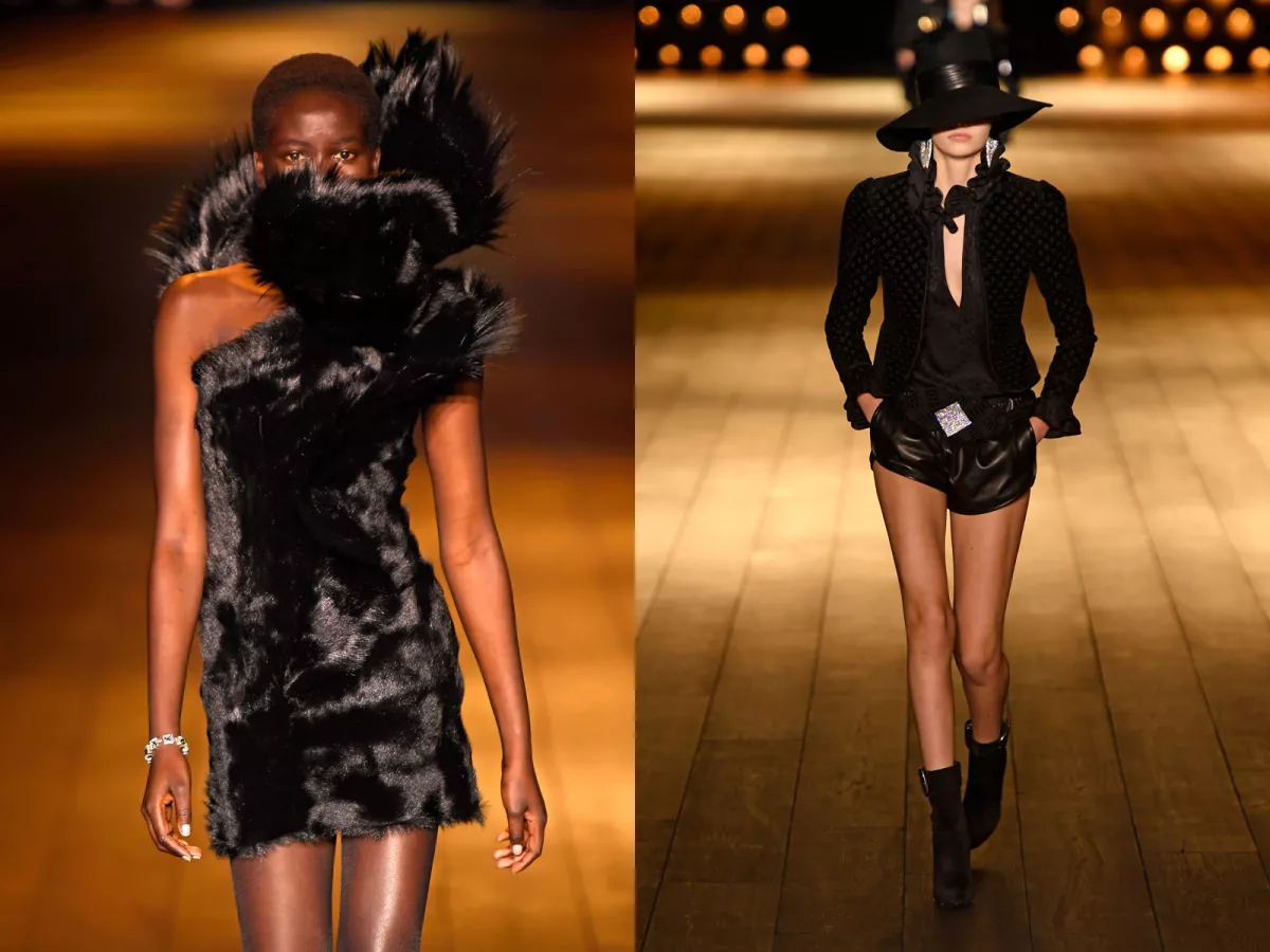 Saint Laurent show, Runway, Fall Winter 2018, Paris Fashion Week, France - 27 Feb 2018