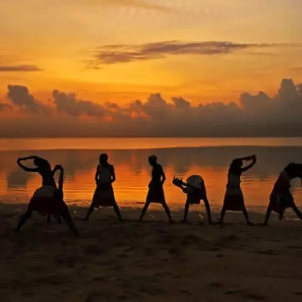 ablacion, kenia, africa, atardecer, calentamiento, deporte