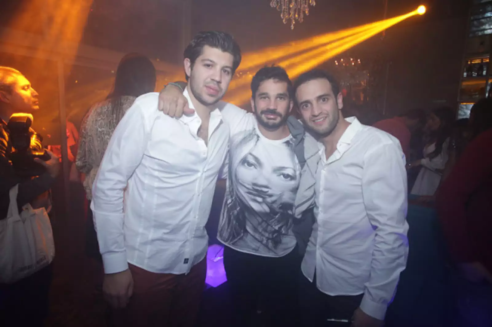 Salomón Guindi,Nicim Cohen y David Marcus