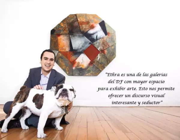 Rodrigo Borrás dirige la galería Ethra.