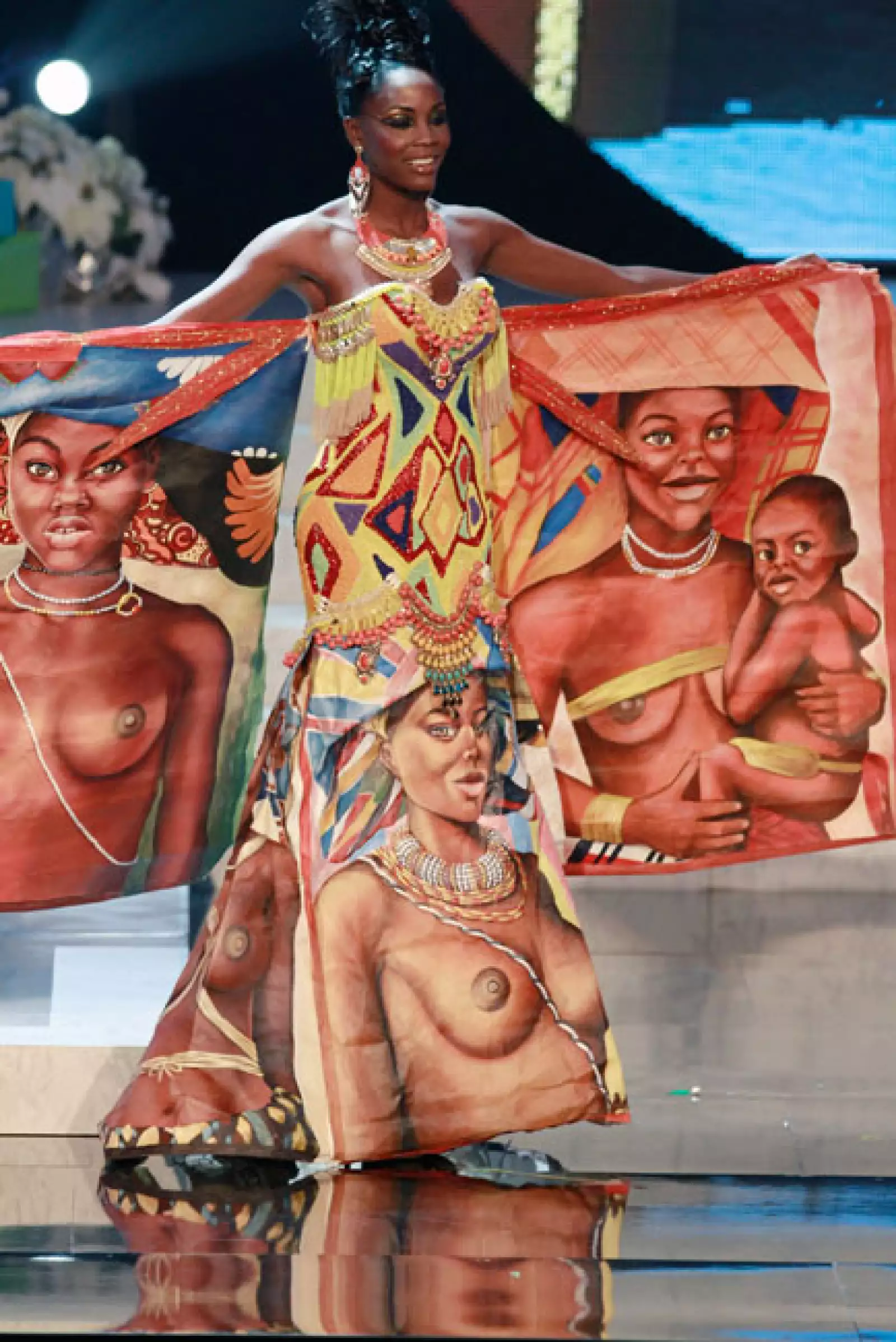 Miss Angola, Marcelina Vahekeni.