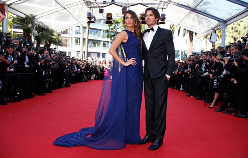 La feliz pareja deslumbró en su paso por Cannes.
